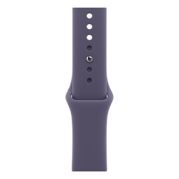 Apple Watch Series 11 42mm Aluminum Silver Case Purple Fog Sport Band S/M